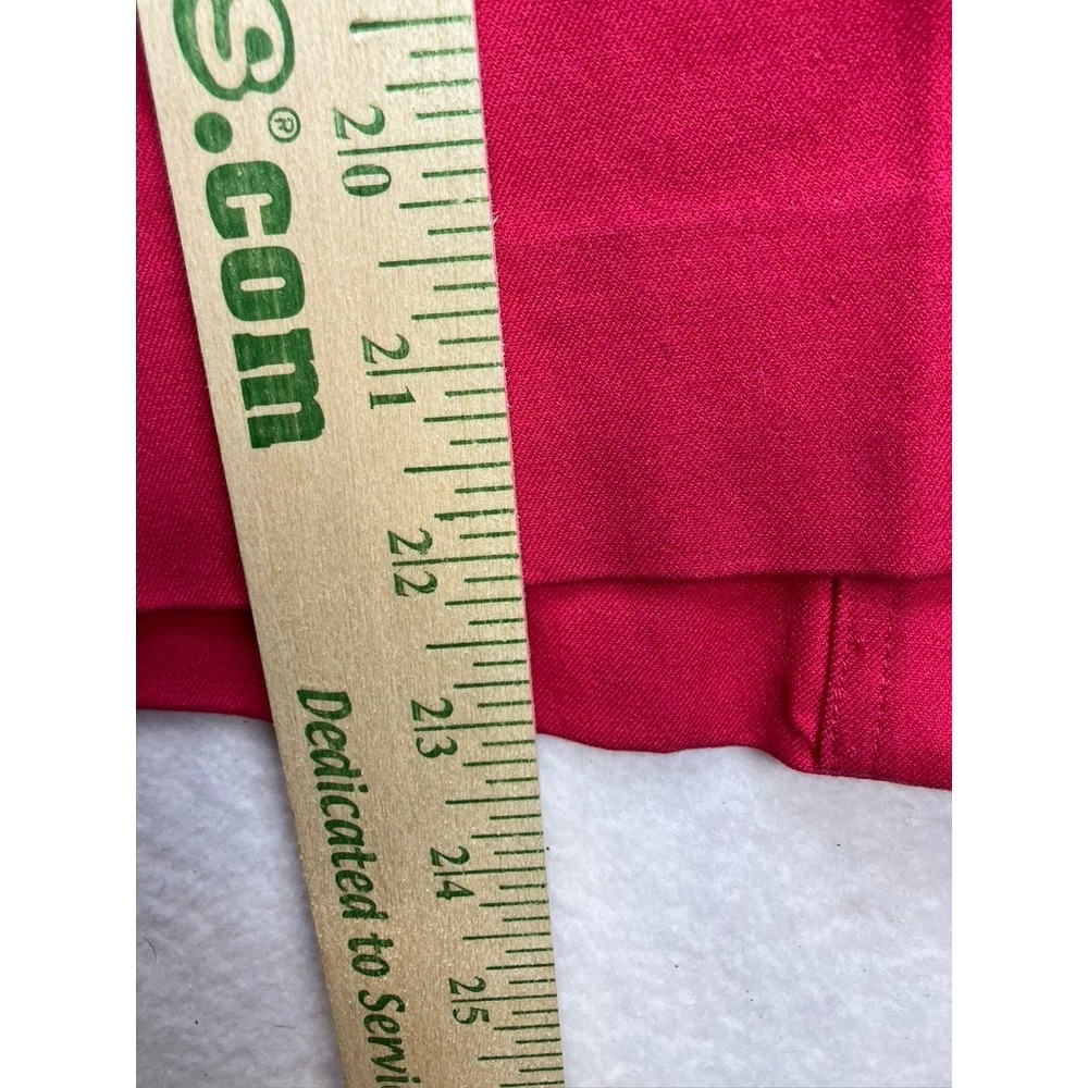 BANANA REPUBLIC Womens Pencil Skirt Red Cotton Blend Size 10 Knee Length - Picture 3 of 9